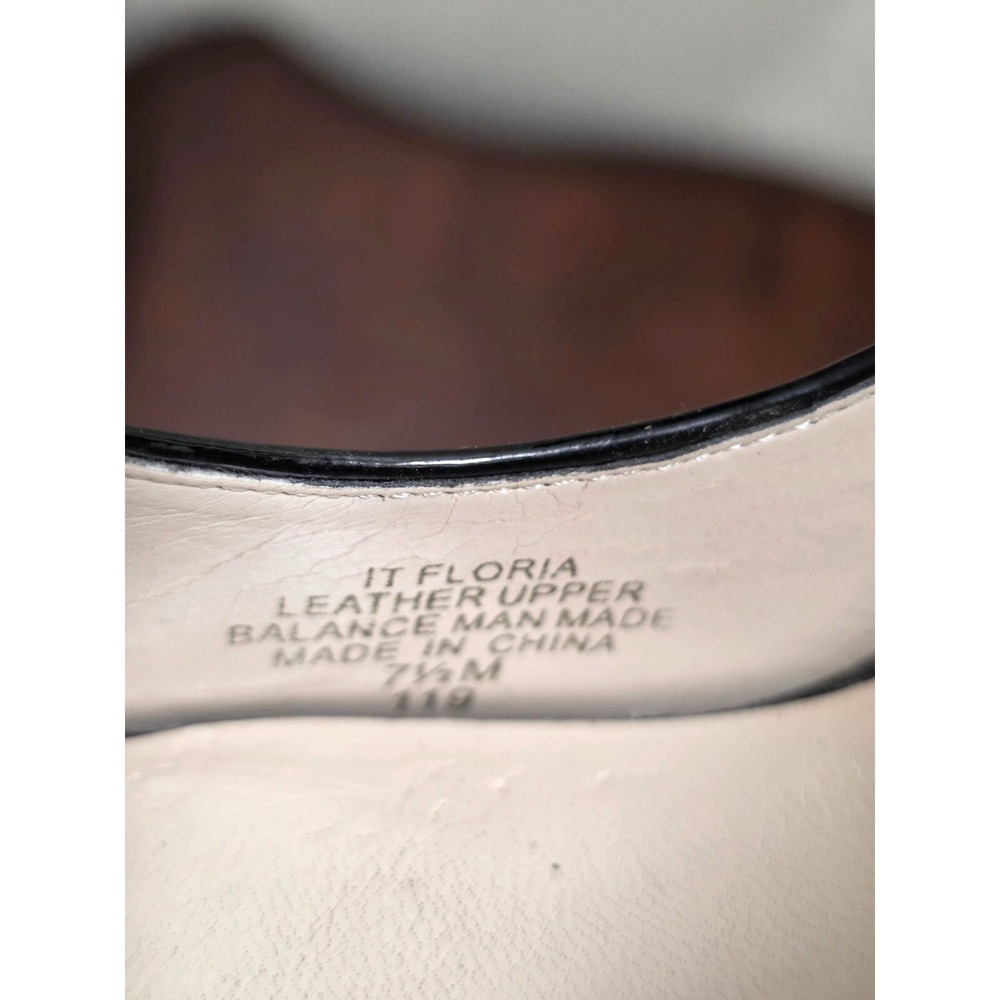 Ivanka Trump Black Leather Peep Toe Heels Bow Detail 4-Inch Stiletto Heel Women' - Picture 8 of 13